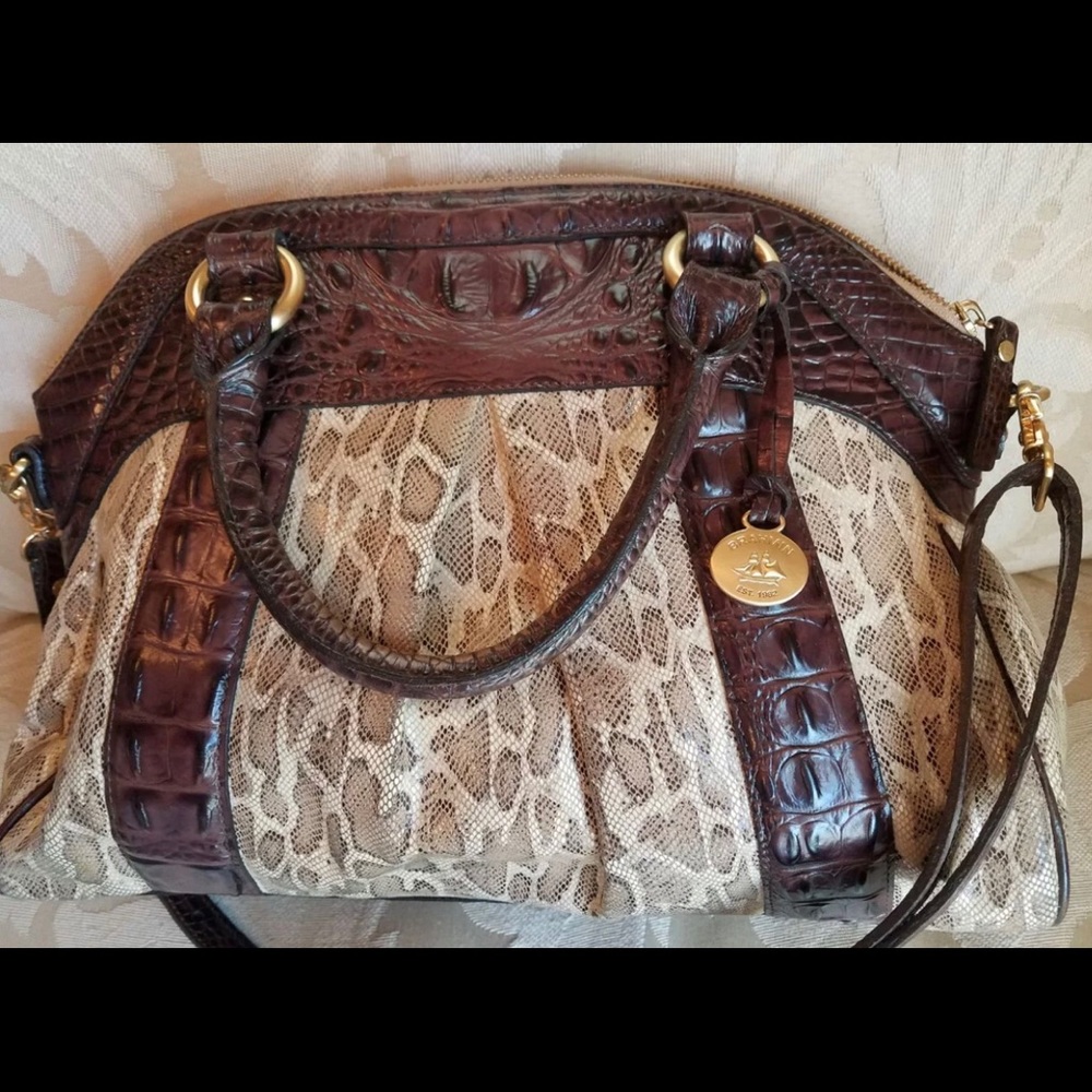 Brahmin Snakeskin Handbag